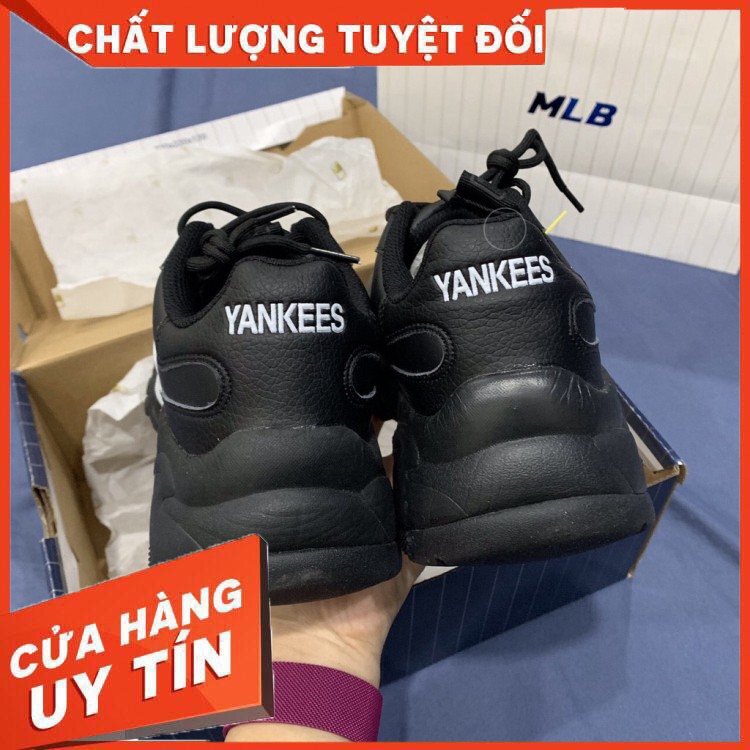 Giày thể thao nam - nữ YANKEES màu Đen NY màu đen cực chất, freeship toàn quốc hàng đẹp