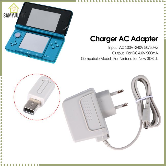 Bộ Sạc Chuyển Đổi Nguồn Điện 100v-240v Cho Máy Chơi Game Nintendo Xl 2ds 3ds Ds Dsi Ac
