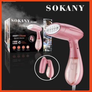 [SALE SẬP SÀN] Sokanny Bàn Là Hơi Cầm Tay Siêu Nhỏ Gọn Hàng Chính Hãng