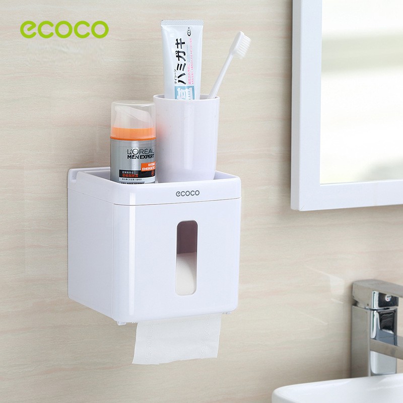 Hộp đựng giấy vệ sinh Ecoco sang trọng tiện dụng