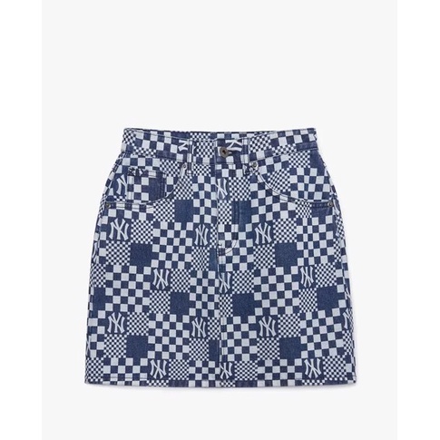 Chân Váy MLB CHECKERBOARD DENIM 3FDSM0223