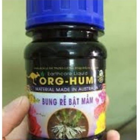 ORG HUM - Bổ sung Humic, kích rễ, kích mầm (chai 100ml)