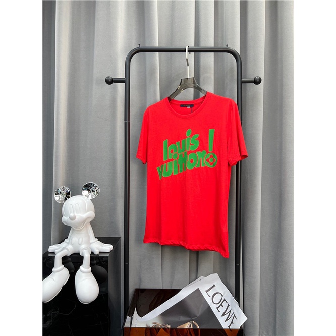 Áo Thun Mùa Hè Tay Ngắn Cổ Tròn In Chữ Mới Size S-4XL L0uis Vu1tt 2022