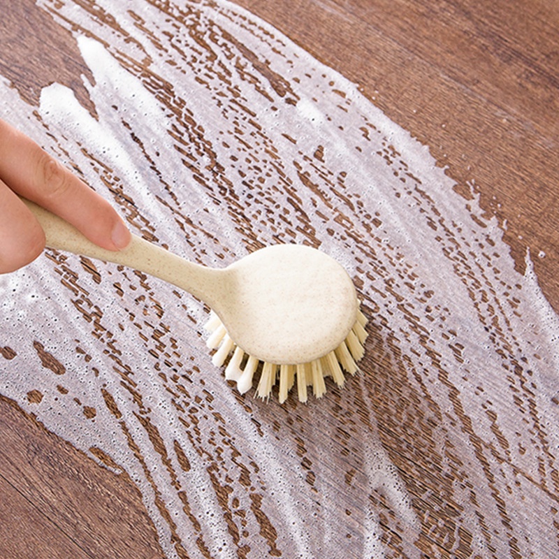 Bàn chải cọ rửa đa năng: cọ rửa xoong nồi, bồn rửa chén bát, chà sàn, mặt bếp, bồn tắm, cán dài
