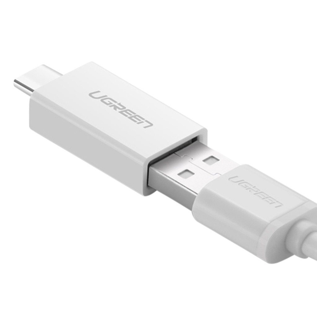 Đầu chuyển Type-C sang USB 3.0 cao cấp Ugreen 30155 - Hàng chính hãng bảo hành 18 tháng