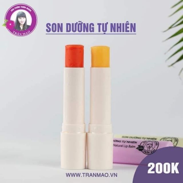 SON DƯỠNG MÔI GẤC HANDMADE TRẦN MAO
