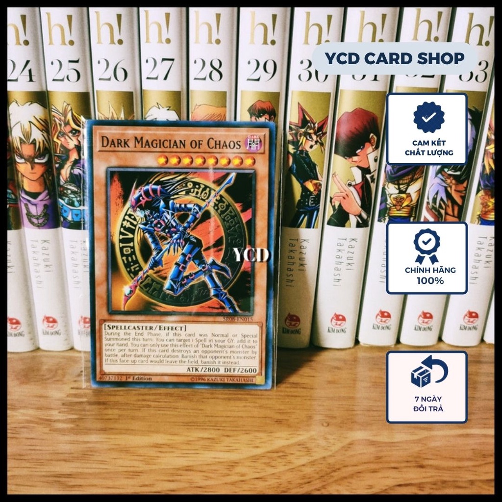 Thẻ bài Yugioh chính hãng  Dark Magician of Chaos –  Common