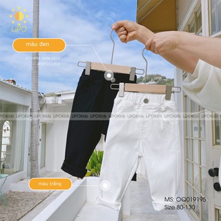 QUẦN BAGGY 2 MÀU ĐEN TRẮNG CHO CÁC BÉ - OQ019