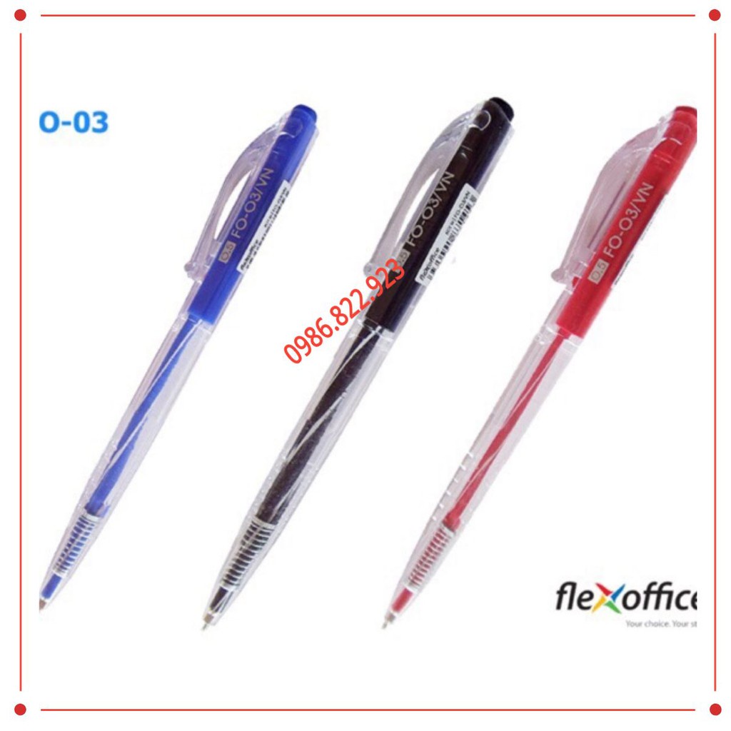 Chiếc bút bi nét nhỏ Thiên Long Flexoffice FO-03