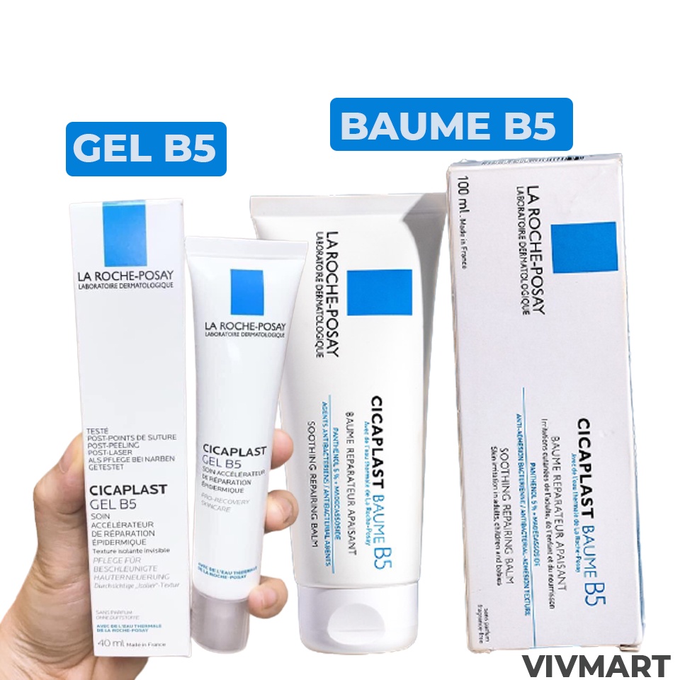 ✅ Kem Dưỡng Ẩm Cicaplast Baume B5 La Roche-Posay Dạng Cream Phục Hồi Da - Gel Laroche Posay B5 Tái Tạo Da, Mờ Sẹo