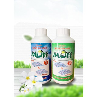 Tẩy mốc quần áo màu Mori giữ nguyên màu vải 1 bộ