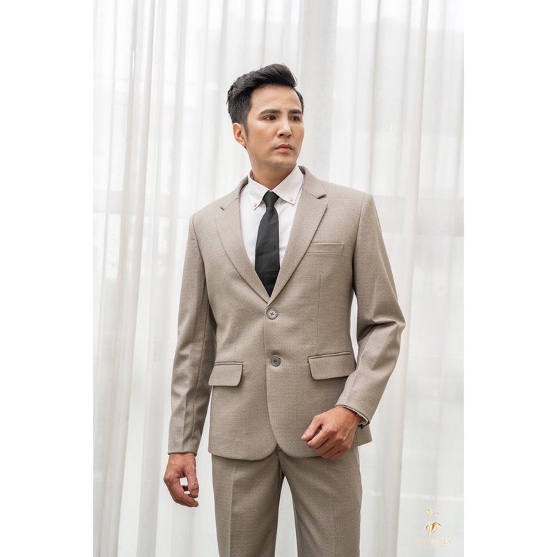 Bộ Comple Veston Trung Tuổi Cao Cấp Gồm 1 Quần + 1 Áo
