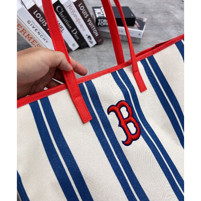 Túi tole MLPi  Boston Stripe chữ B