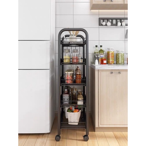 Kệ Xe Đẩy Bánh Xe 3 Tầng-4 Tầng- 5 Tầng Tiện Dụng- Kanta Store