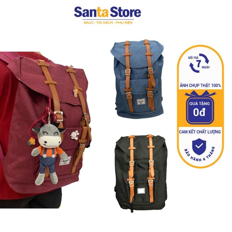 Balo nữ đi học HC17L thời trang unisex học sinh sinh viên nam cao cấp đựng laptop đi làm công sở SANTA STORE du lịch