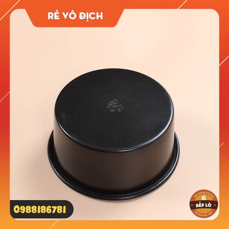 Khuôn tròn nướng bánh chống dính đế liền SIÊU ĐẸP 4 inch 5 inch 6 inch (HÀNG MỚI VỀ)