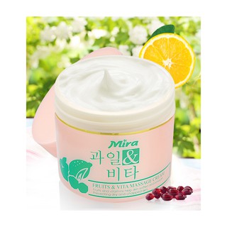 Kem Massage Mira Fruits & Vita Cleansing Cream Hồng (300ml)