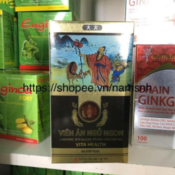 VIÊN ĂN NGỦ NGON VITAHEALTH BỒI BỔ CƠ THỂ, DƯỠNG TÂM AN THẦN LỌ 60V