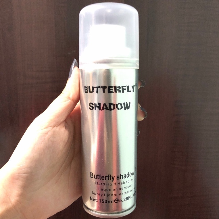 Best Seller Keo xịt tóc giữ nếp Butterfly Shadow Hard Hold Hairspray 150ml thumbnail