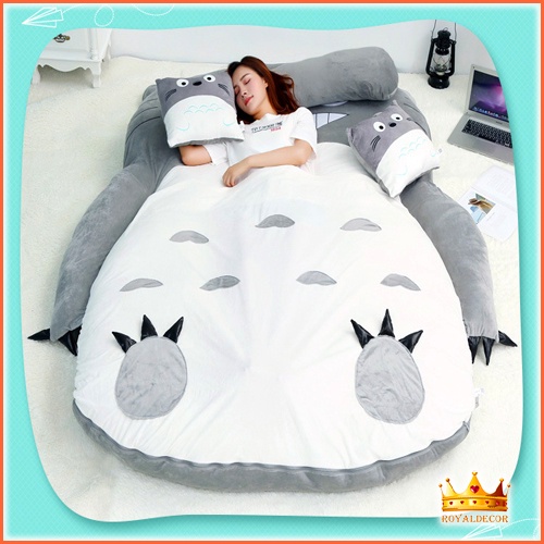 Giường Lười Totoro, Ghế Lười Bệt  Nằm Đọc Sách Chất Liệu Có Độ Đàn Hồi Tốt