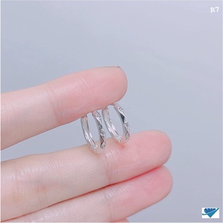 12mm, 1 chiếc khuyên tai bạc cho nam