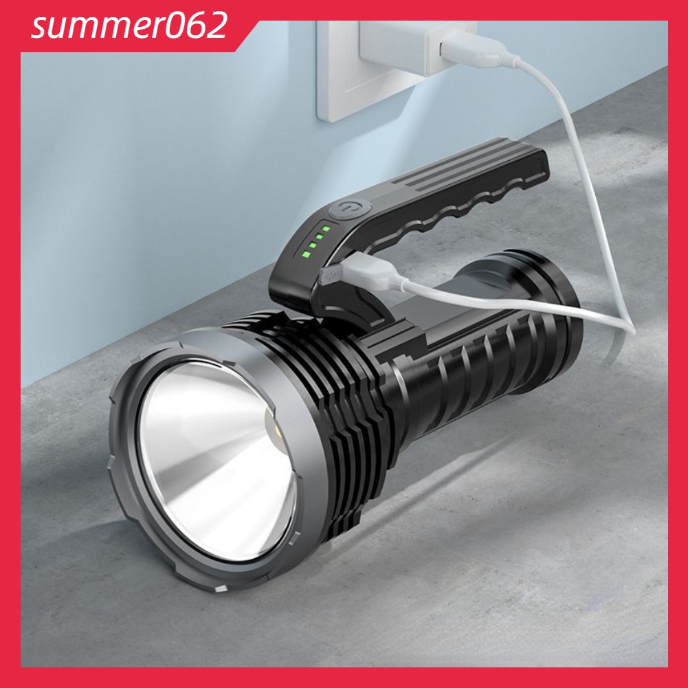 Đèn pin ánh sáng đôi chống thấm nước thiết kế di động tiện lợi cho ngoài trời