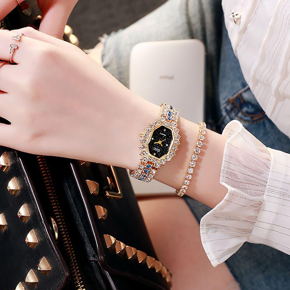 Đồng Hồ Daanes Họa Tiết Bầu Trời Sao Bằng Hợp Kim Dễ Thương Thời Trang Cho Nữ|Đồng Hồ Đeo Tay Thời Trang Cá Tính