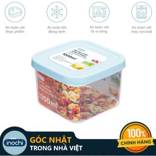 Hộp Đựng Thực Phẩm Vuông Hokkaido 500-750-1000-1500-2000-2500ml Chính Hãng Inochi