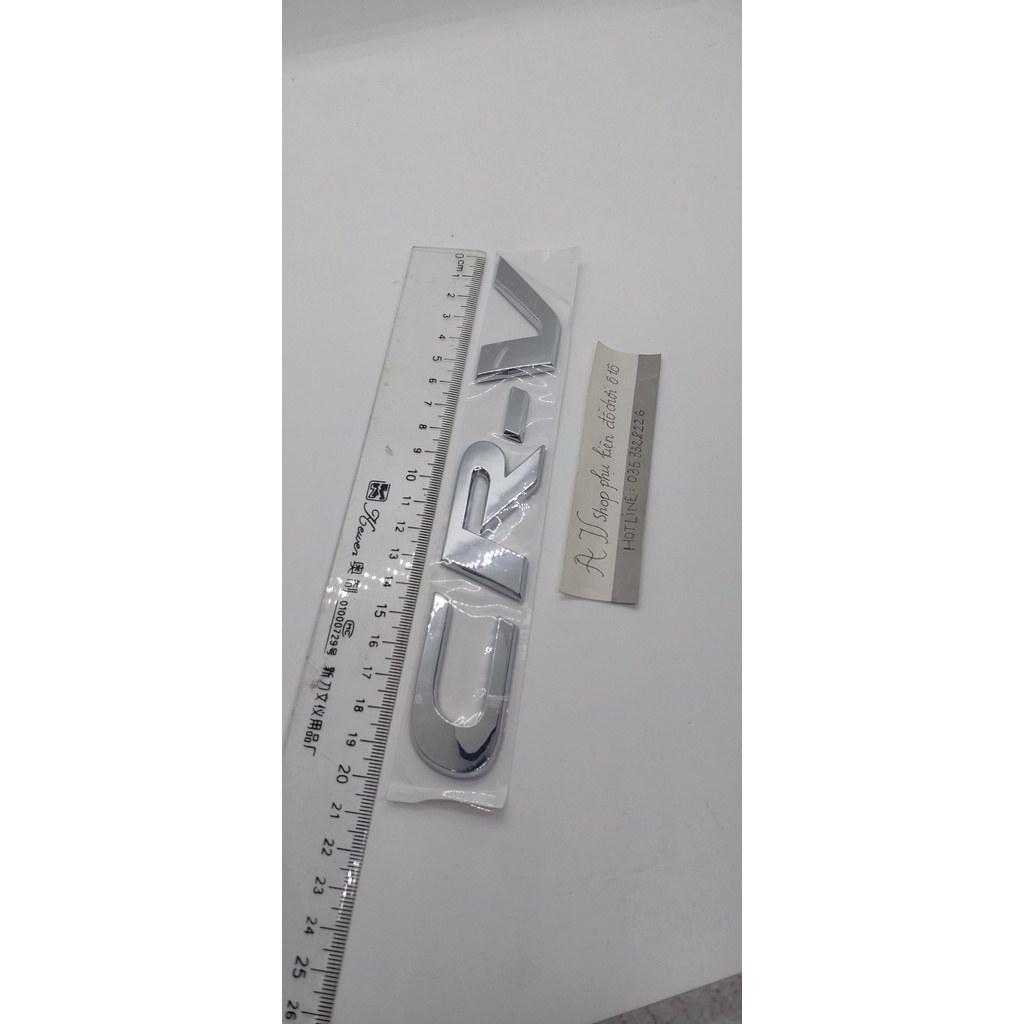 Miếng Dán Chữ CRV Bằng ABS Trang Trí Xe Hơi honda Kích thước: 200mm *30mm