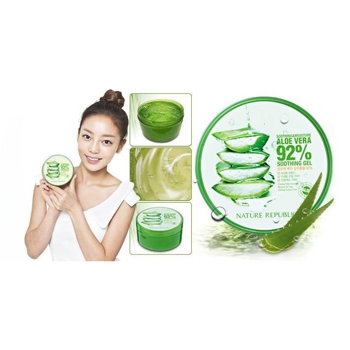 Gel Nha Đam Lô Hội Bioaqua 220g Làm Mát Dịu Da, Dưỡng Da, Tóc, Móng Tay