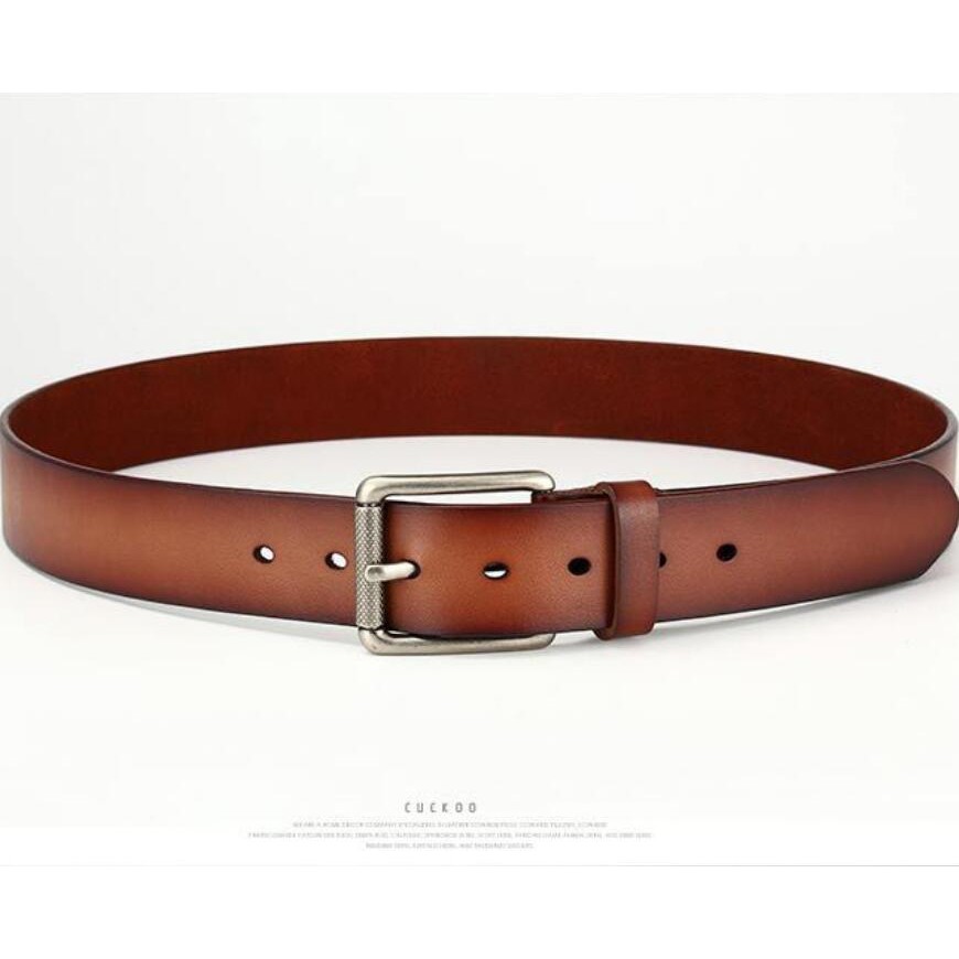 Thắt lưng da bò phong cách cổ điển thời trang cho nam