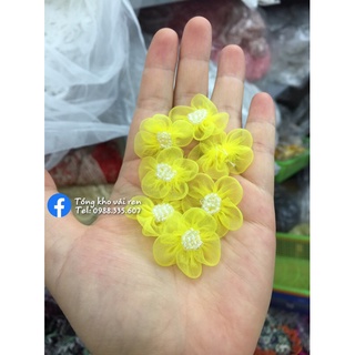 Hoa voan nhuỵ cườm ( túi 20 hoa)
