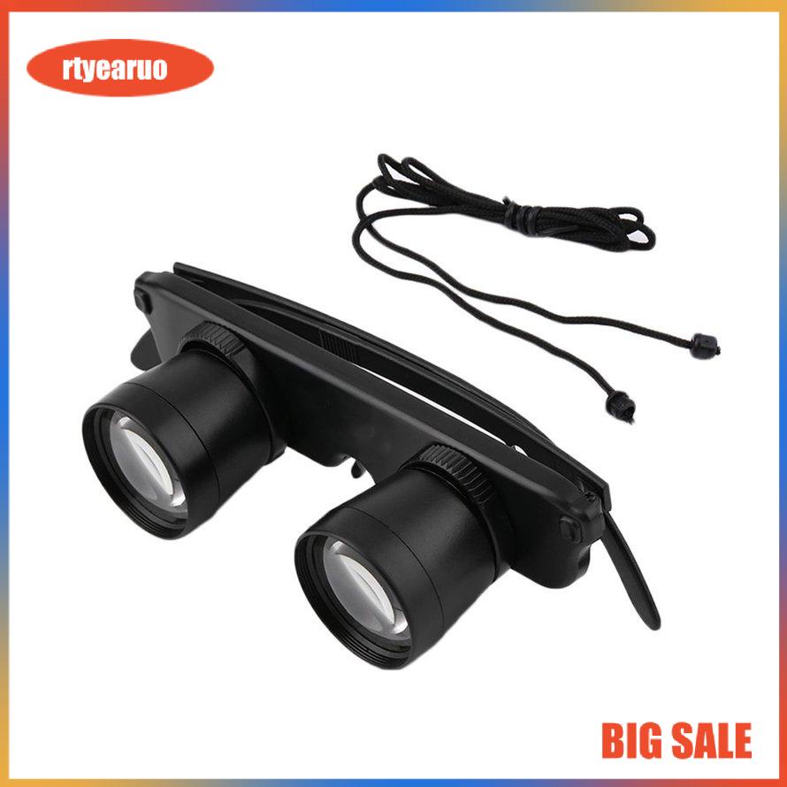 3 In 1 3x28 Magnifier Glasses Style Telescope Outdoor Fishing Optics Binoculars Fishing Game Watching Tackle Device