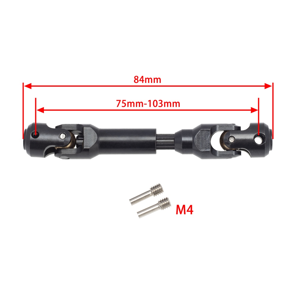 Trục truyền động kim loại CVD cho xe điều khiển từ xa TRX4 SCX10 90046 Wraith TAMIYA chất lượng