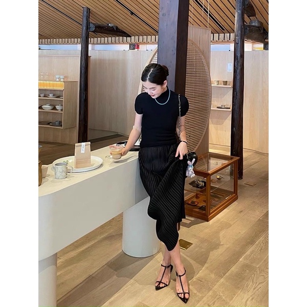 Chân váy xếp ly dài dáng A phong cách cổ điển 2021 | BigBuy360 - bigbuy360.vn