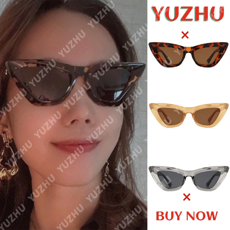 Kính Mát Gọng Mắt Mèo Chống Tia Uv Thời Trang Cho Nữ
