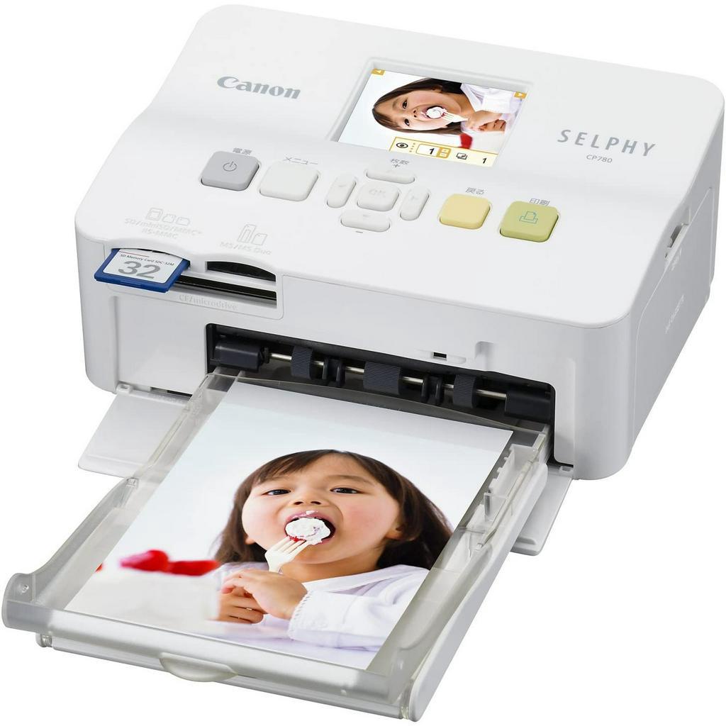 Máy in ảnh màu điện thoại - Máy in ảnh màu Canon SELPHY CP780 không dùng mực