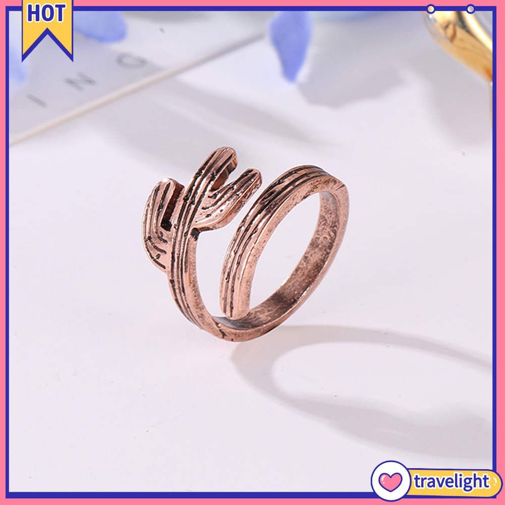 Nhẫn Hở Hình Cây Xương Rồng K1