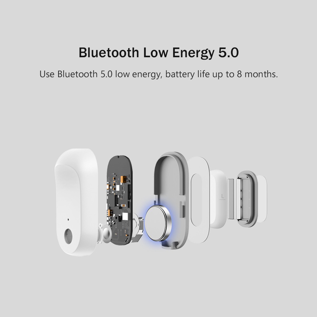 Xiaomi Youpin Cảm Biến An Ninh Thông Minh Bluetooth Cleargrass Dùng Cho Cửa Sổ / Cửa Ra Vào