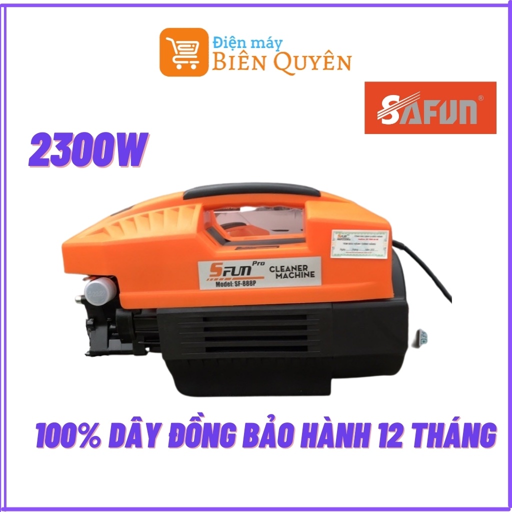 Máy Rửa Xe SAFUN SF888B 2300w Dây Đồng 100% Áp Lực Mạnh Xịt Rửa Điều Hòa Tưới Cây Cảnh Tiện Dụng