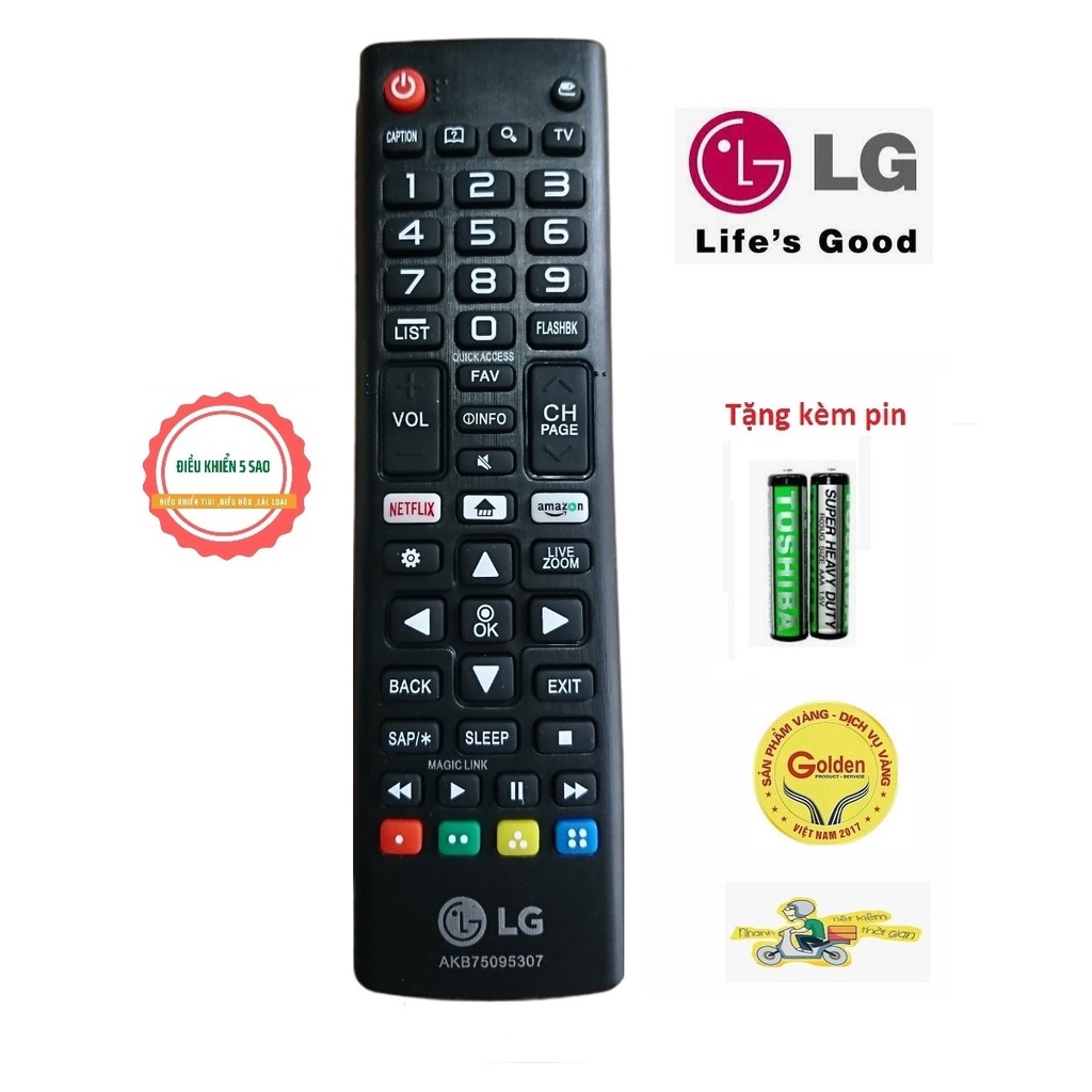 Remote Điều khiển tivi LG 32LJ571D - tặng kèm pin -điều khiển tivi LG 32 inch smart ,remote tivi LG 32 inch 32LJ571D