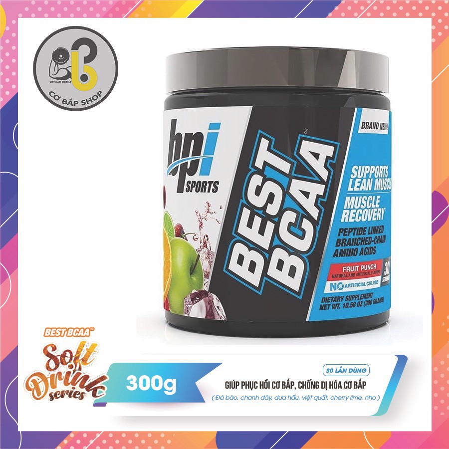 BEST BCAA - Sản Phẩm Phục Hồi - Tăng Sức Bền - Giảm Mỡ ( 30 lần dùng )