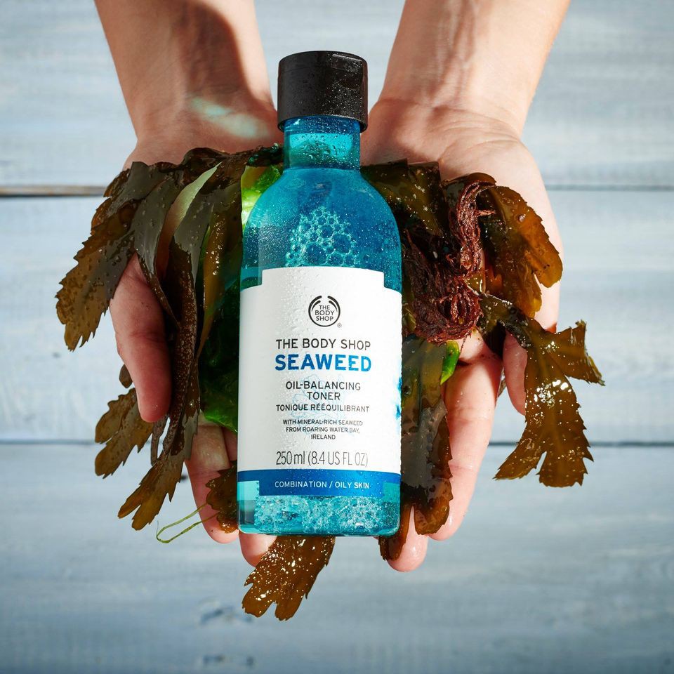 Nước Hoa Hồng Không Cồn Cho Da Dầu The Body Shop Seaweed Clarifying Oil Balancing Toner 250ml