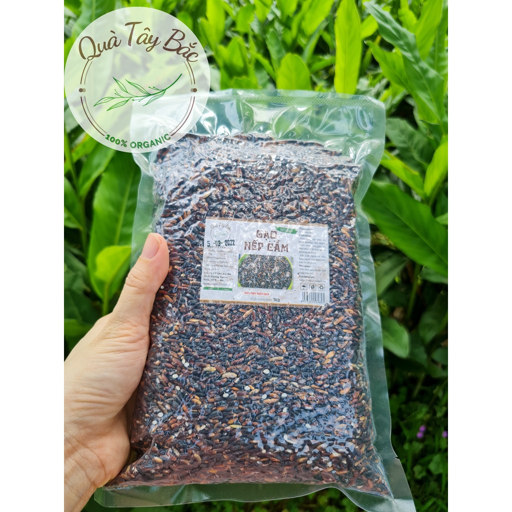 Gạo Nếp cẩm Điện Biên- Gạo nếp than- hàng loại 1 Thơm Dẻo Ngon