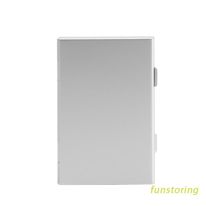 Hộp đựng thẻ nhớ TF Micro SD bằng nhôm màu bạc cho 24