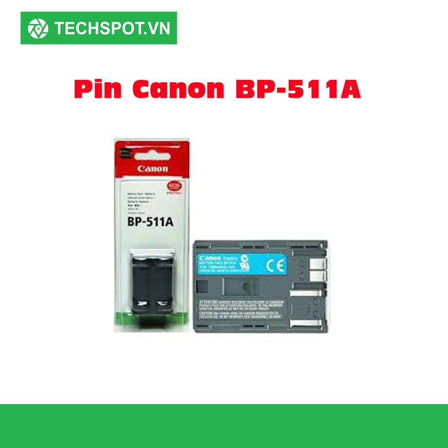 Pin Máy Ảnh Canon BP - 511A For Canon EOS 5D, 50D, 40D, 20D, 30D, 10D