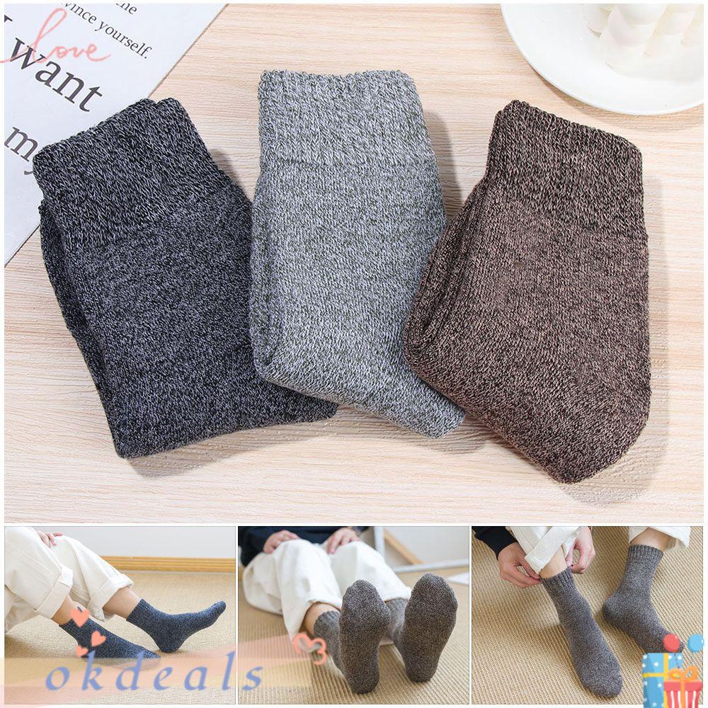 Okdeals Vớ Lông Nhung Dày Giữ Nhiệt Lạnh Bảo Vệ