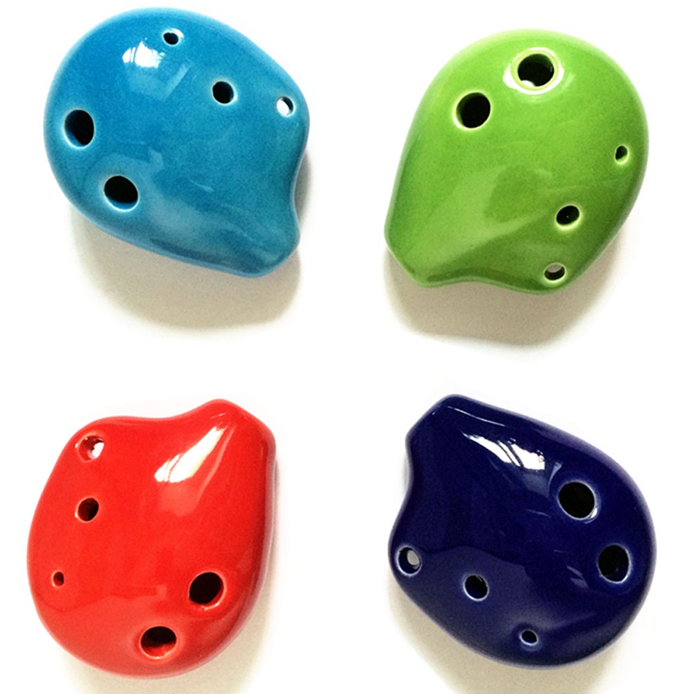 Sáo ocarina mini 6 lỗ bằng gốm thủ công 3 dành cho học sinh