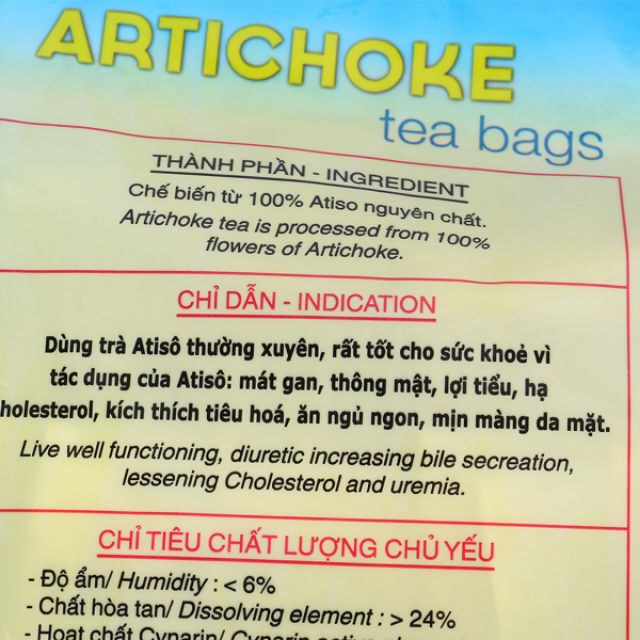 Trà Atiso Ngọc Thảo 100 gói loại thượng hạng