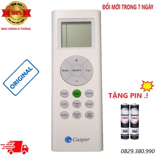 Remote Điều khiển điều hòa Casper 1&2 chiều Inverter- Hàng mới chính hãng Casper 100% Tặng kèm Pin